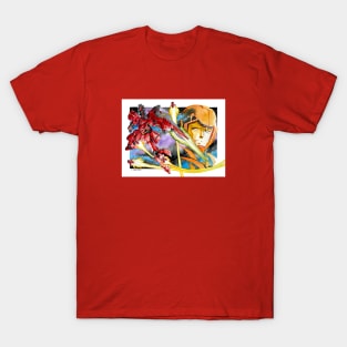 Asplenia Studios Char and Sazabi watercolor T-Shirt